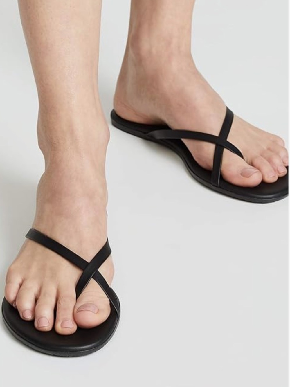 TKEES Women's Riley Flip Flops in Black (Sable) - Picture 4 of 7